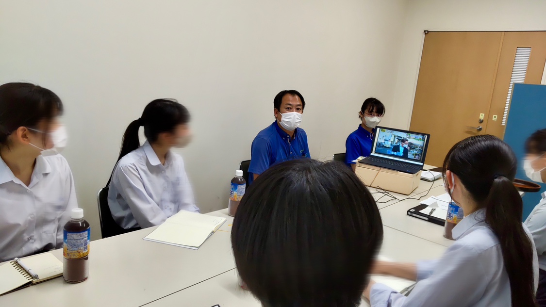 岐阜県の高校生が食育学習のため岐阜支社に来社してくれました
