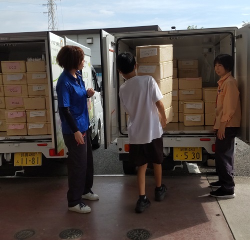 三重県の中学生が職場体験学習に来ました