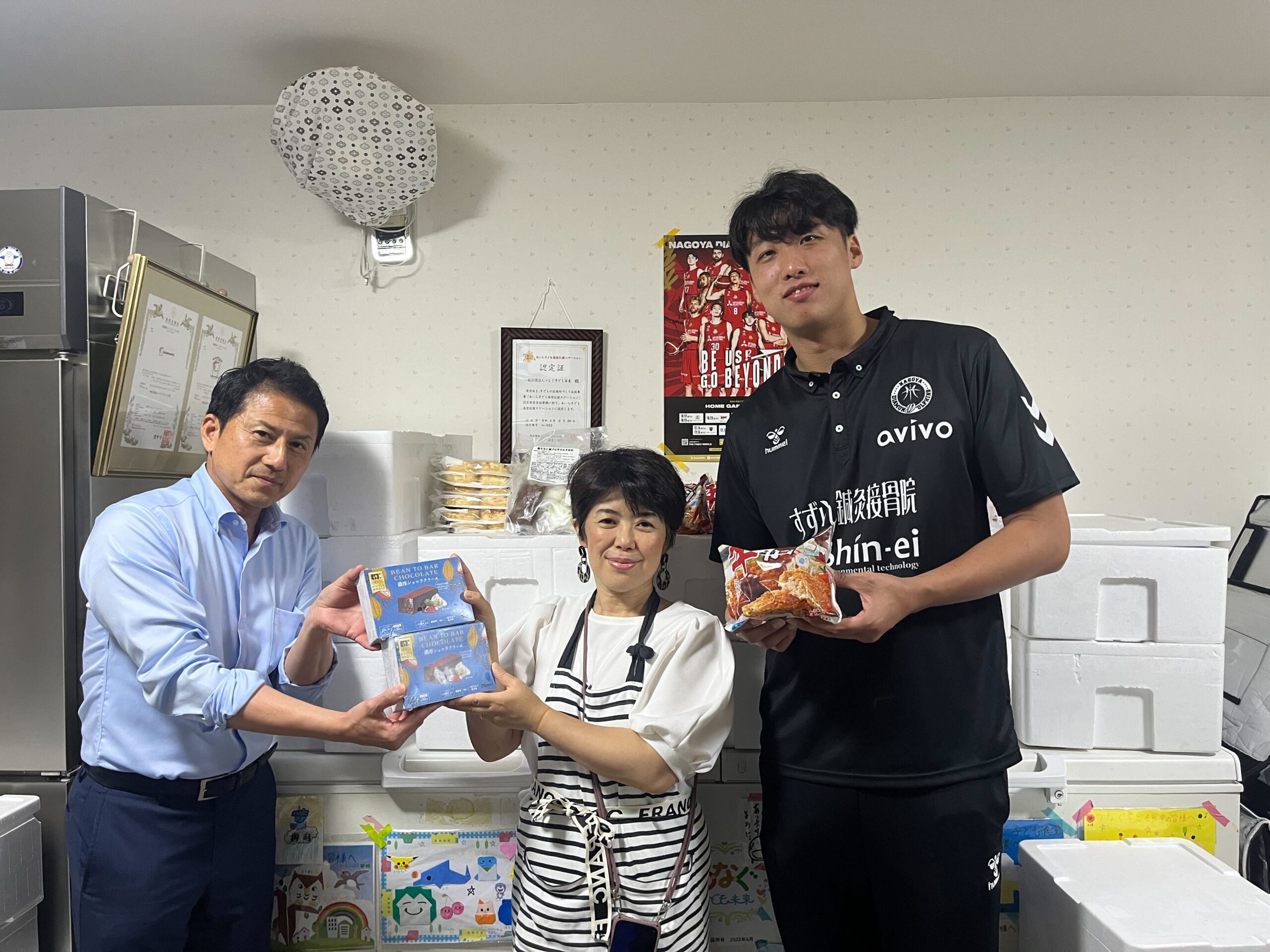 【ご報告】 ショクブンは名古屋ダイヤモンドドルフィンズ様と一緒に子ども食堂を応援しています